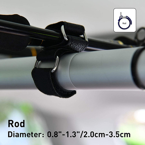 Car fishing rod fixing strap, car fishing rod holder, Luya rod tying belt, in-car fishing rod strap, SUV fishing rod holder
