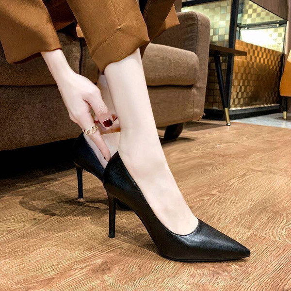 Black high heels