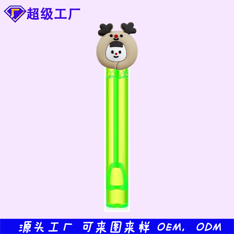 メーカー卸売サンタクロースシリーズバブル水スティックサマーパーティーカラフルなミニバブルスティック装飾ギフト|undefined