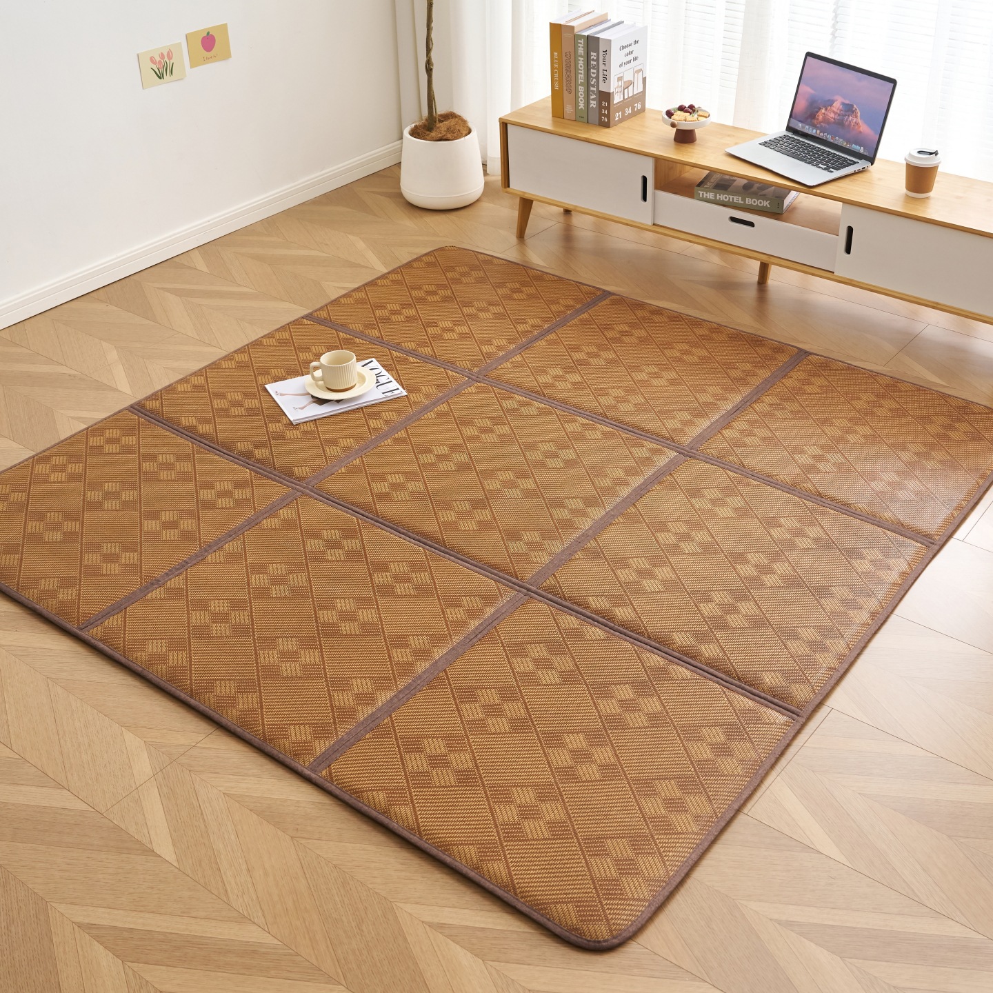 Nuevo tipo de estera de piso, estera de escalada, estera de piso doméstica de verano, estera de piso fría, estera de tatami plegable