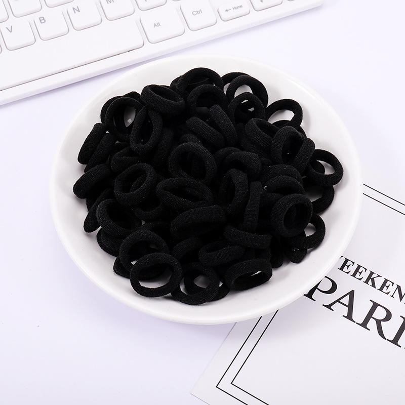 Estilo coreano accesorios para el cabello gran tamaño mediano Pequeño anillo de toalla alta elástica grande grueso anillo de pelo sin costura