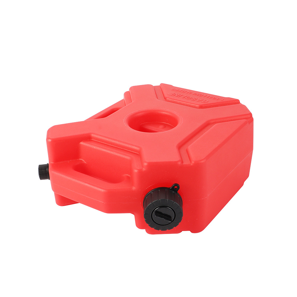 Wholesale car and motorcycle spare fuel tank 5L emergency oil pot with lock diesel gasoline plastic oil drum thickened cross-border