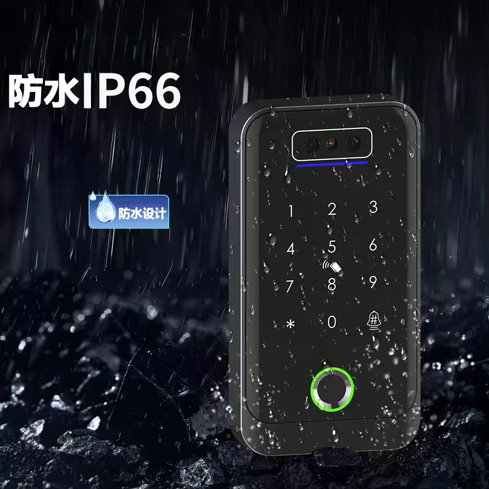 3D通通人脸识别门禁TTLOCK手机app开锁密码刷卡人脸指纹门禁机