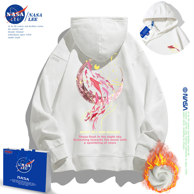 흰색과 빨간색 색상 기모