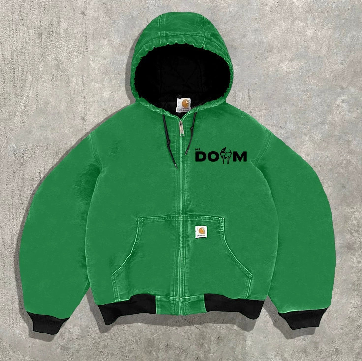 2025 European and American Printed Hooded Zip-Up Sweatshirt Casual Fashion Jacket for Men and Women, Men's Clothing Exclusively for Cross-Border Sales