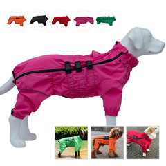 ペットの服の卸売り犬のレインコートペットの4足のレインコート犬の屋外の4足の服の大きい犬のレインコート