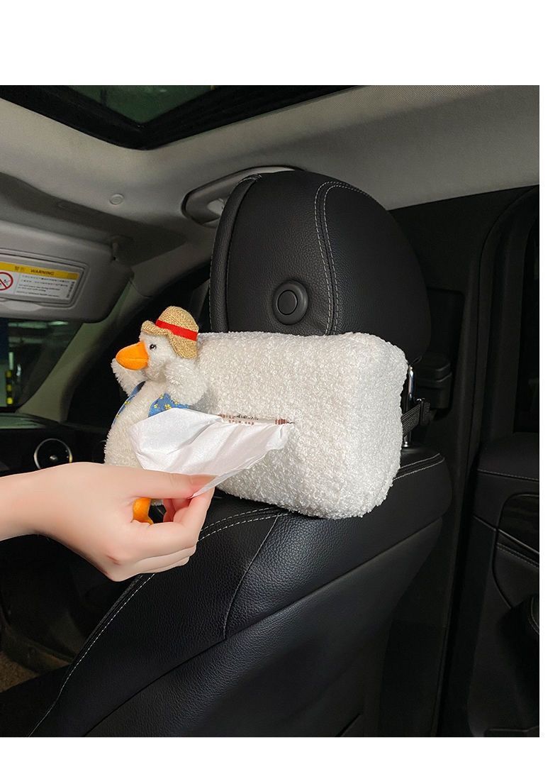 Car-mounted tissue box, hanging style, popular with women, creative and cute tissue box for car seats, napkin holder for car use