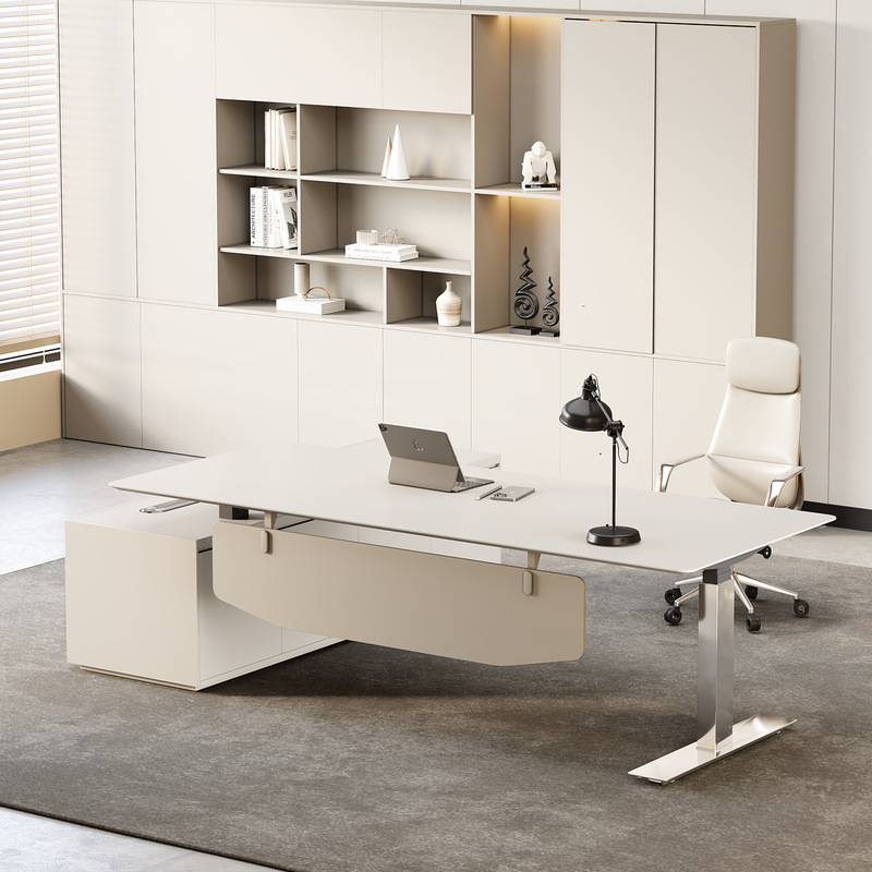 [New Product in 2026] High-End Office Executive Desk with a Light Luxury and High-End Feel, Designed by Young Designers for Managers and Supervisors