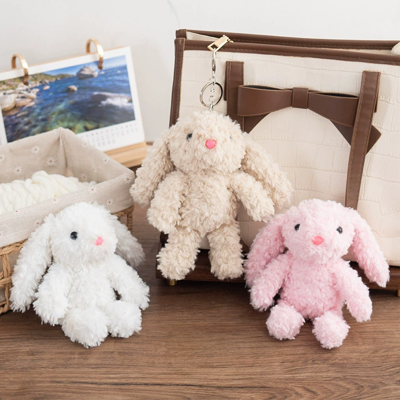 Мультяшные милые плюшевые животные подвеска брелок для ключей для автомобиля кролик брелок для кролика кукла подвеска кролик