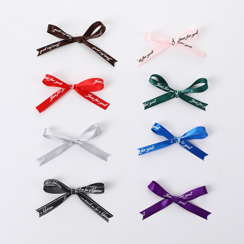 1cm100 tamaño sólo para usted Inglés cinta de poliéster flores regalo DIY decoración de la torta del regalo cinta de color