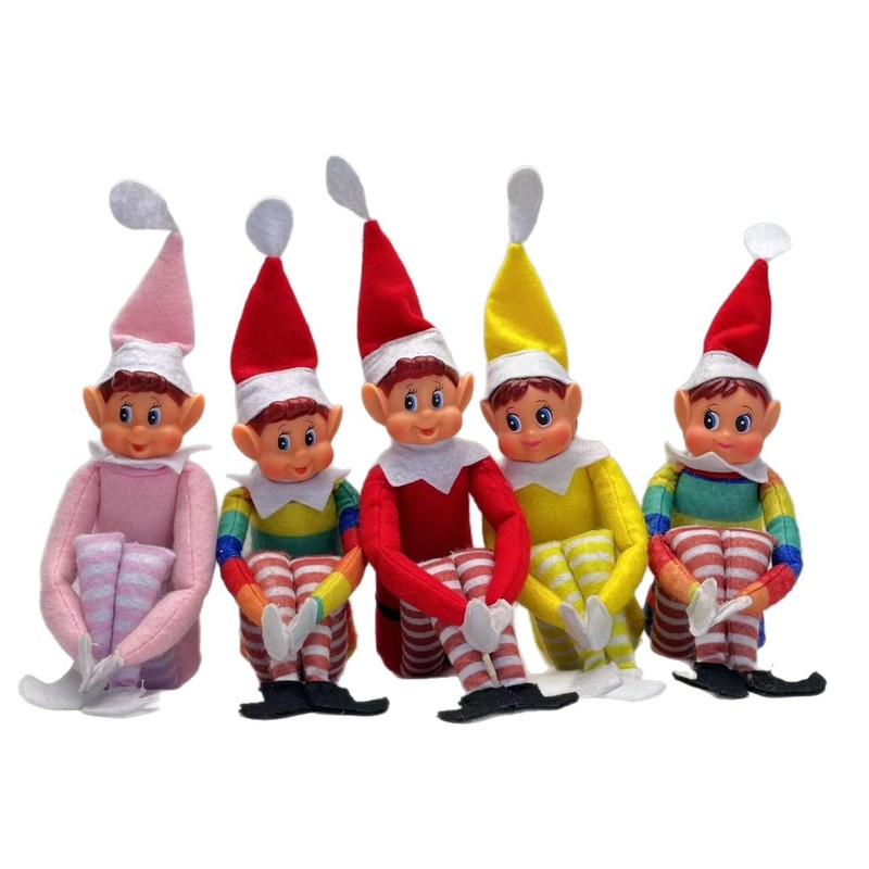 跨境爆款圣诞精灵娃娃 Christmas Elf doll 书架精灵圣诞娃娃饰品|undefined