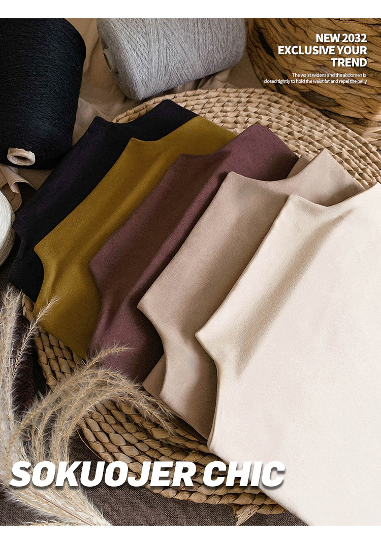 231g Weight Long Sleeve Sleeve Length Pullovers Placket Type Regular Sleeve Sleeve Type Spandex, Polyester Fabric Type Regular Top Length T-shirt Tops Type Holiday, Daily Occasion High Neck Neckline Slim Fit Type Solid Color Pattern Winter, Autumn Season Women's Gender Elegant, Streetwear Style Wholesale Women's Elegant Streetwear Solid Color Long Sleeve Sweaters & Cardigans 12
