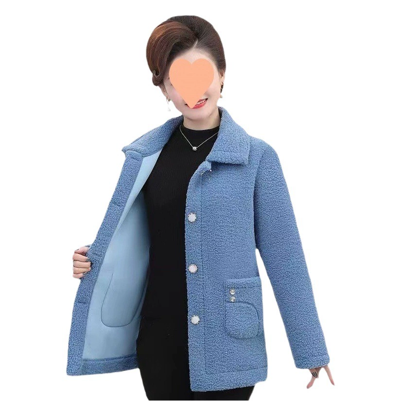 Пальто средней длины для женщин на флисовой подкладке из утолщенного искусственного меха, зимнее теплое пальто, средней длины.