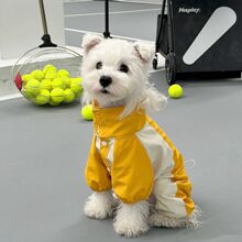 防寒保暖中小型犬四脚帅气防风冲锋衣户外服专用春秋单款外出小狗