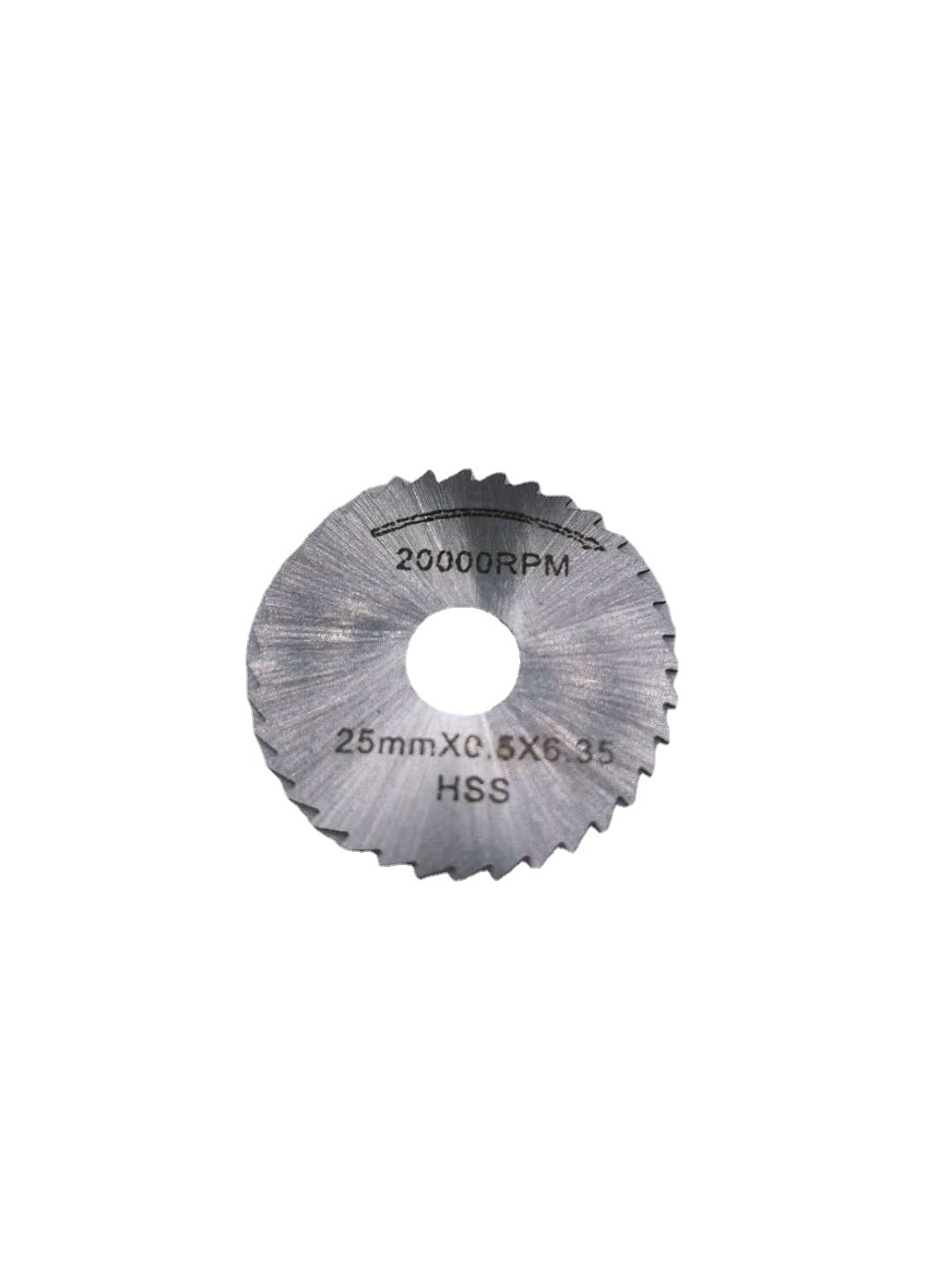 供应高速钢6542机用锯片铣刀 25mmx0.5mmx6.35mm现货铝合金