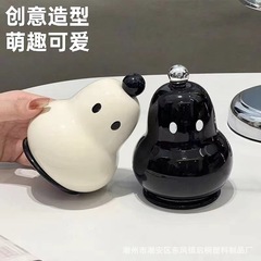 新しいアイデアの個性的な楊枝筒家庭用高級ホテルレストランの綿棒の歯の糸の防塵収納缶のお茶のいくつかの置物