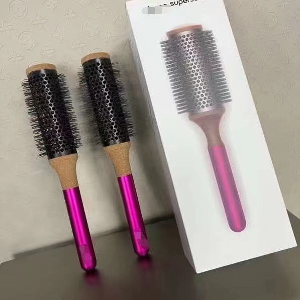 同モデルのダイソンのエアクッションの櫛の円筒の櫛のrb 35のカールの櫛の形のローラーの櫛の静電気防止のエアバッグの櫛|undefined