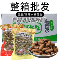五香ハロゲン味湿落花生500gハロゲン汁水煮落花生殻ハロゲン塩水付き間食ビールパートナーつまみ料理