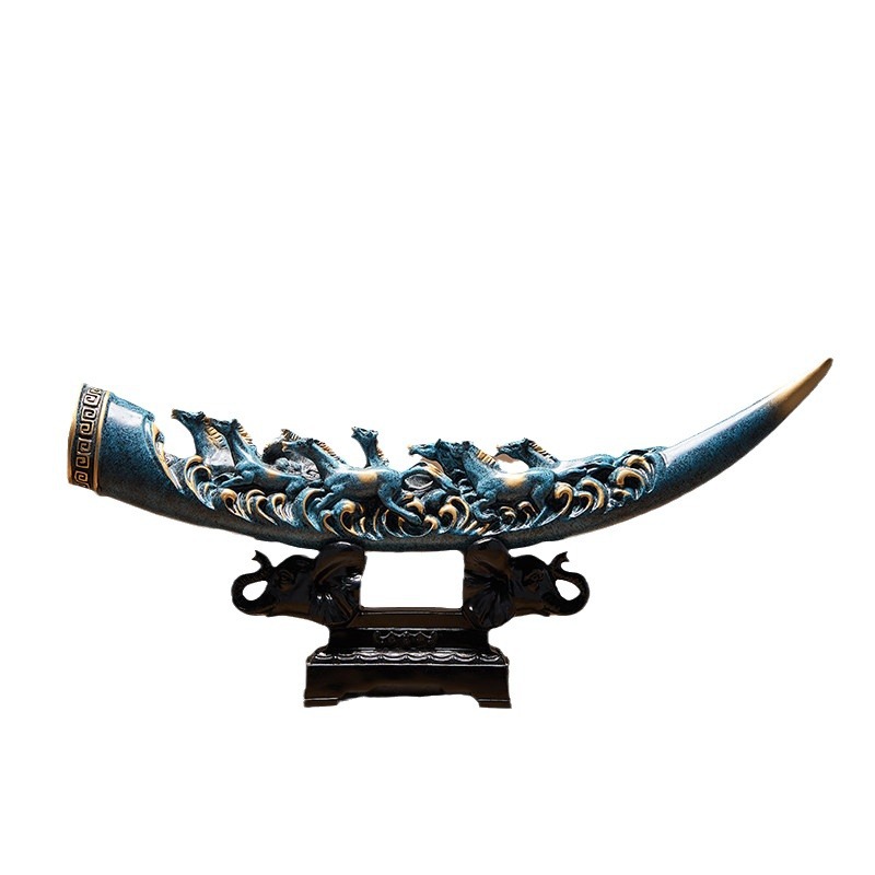 Sala de estudio creativa de estilo europeo Lucky Bama Decoración de marfil Decoración de entrada de oficina Decoración de sala de estar Regalo de apertura