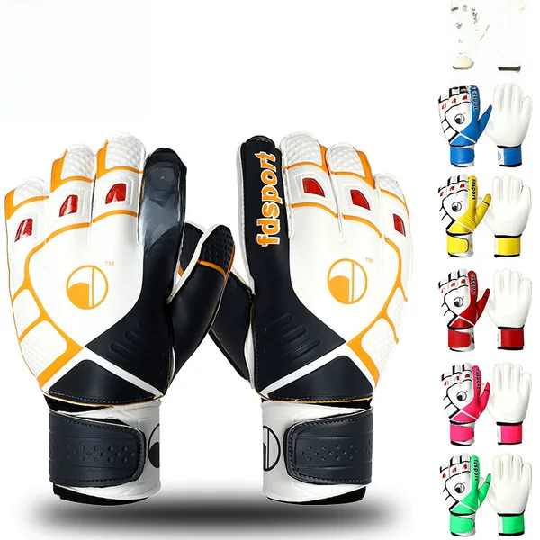 Fdsport Kidsren's Goalkeeper Gloves, Non-Slip, Breathable, Latex, Wear-Resistant, Finger-Protecting, Football Training Goalkeeper Gloves