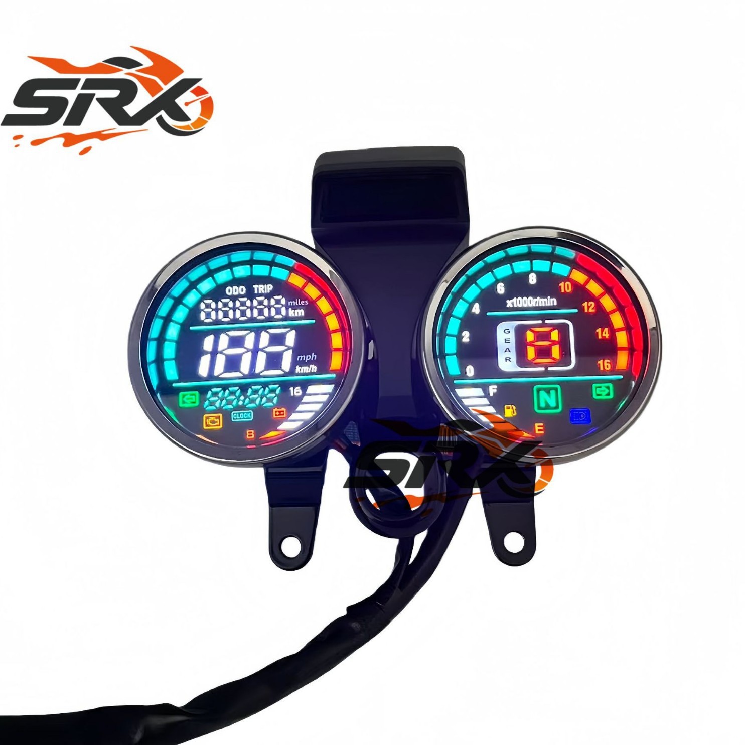 Motorcycle Instrument Panel LED Speedometer Modified Instrument