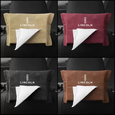 Car tissue box/set — Sunshade Suede Car Multifunctional - a-black-outfit-suede-lincoln