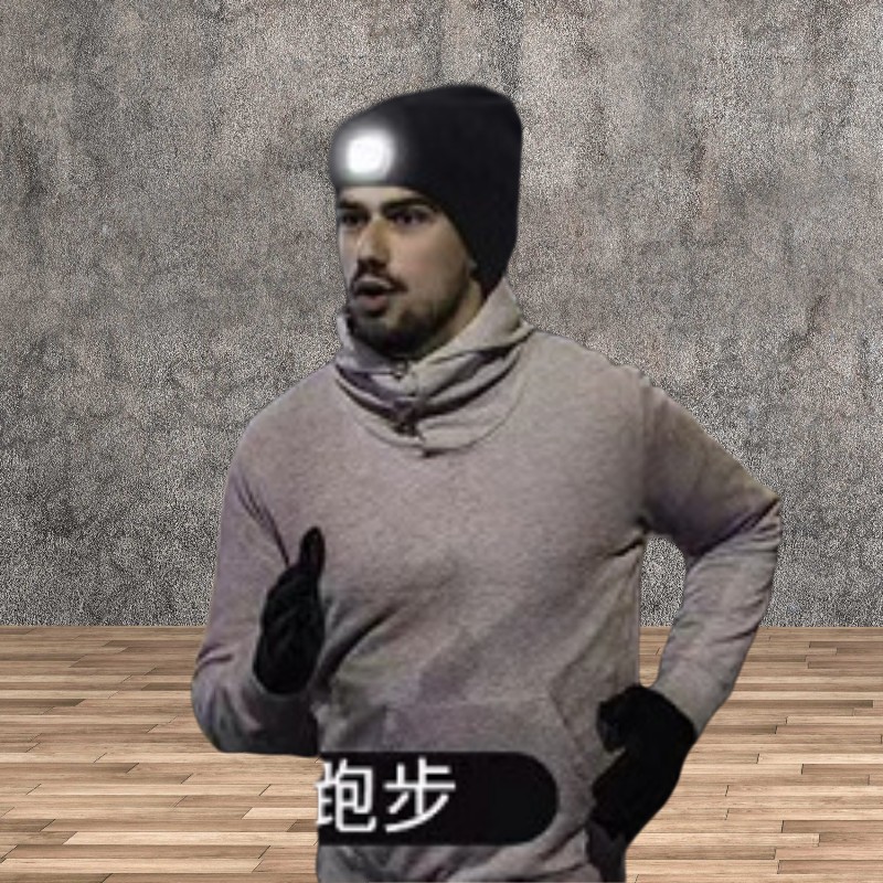 夜骑灯帽USB充电灯帽LED帽可充电照明灯帽户夜钓户外野营发光灯帽