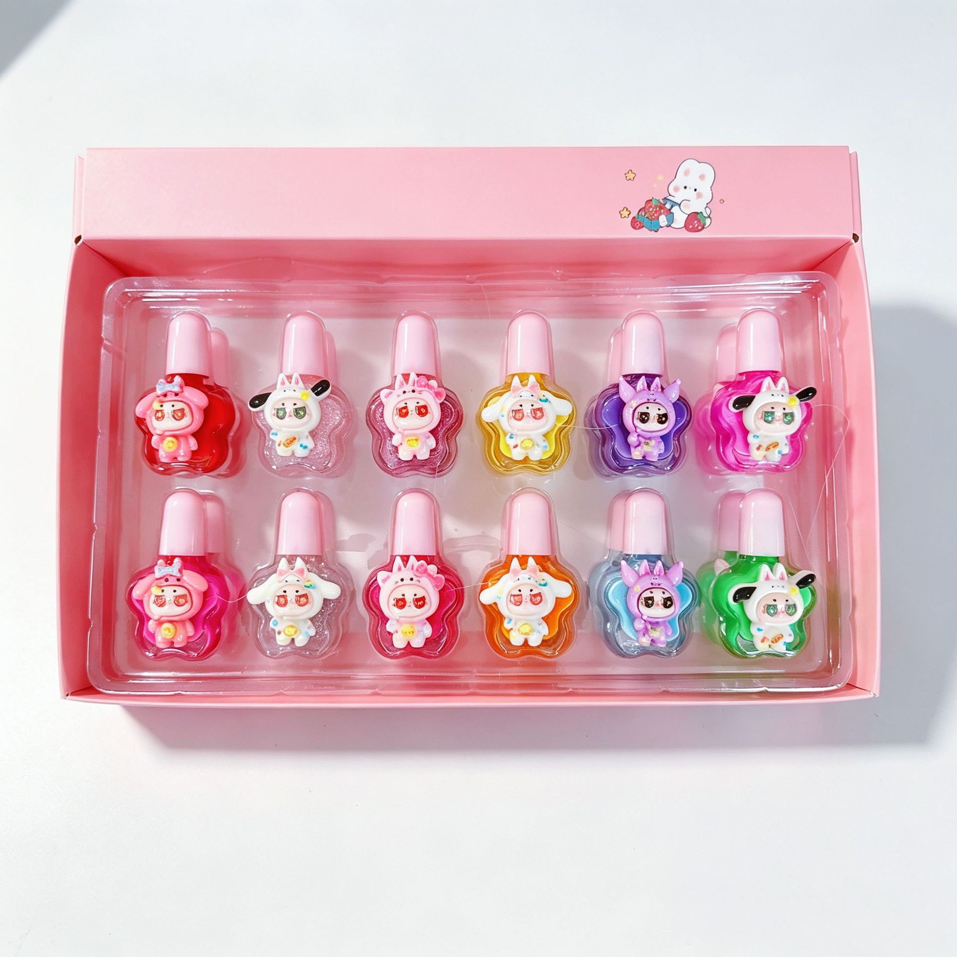 Juego de Esmaltes de Uñas Pelables para Niños A Base de Agua, Secado Rápido, Sin Horneado