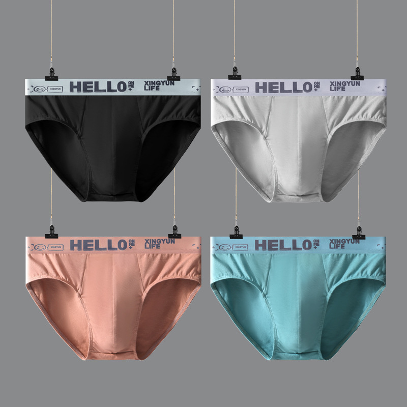 Cotton Men's Underwear Boys' Trendy Teenagers Comfortable Triangle Shorts