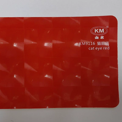 Hood Film Roof Rearview Mirror | Auto Color Change Film - 3d-cats-eye-red-9116-15228-meters