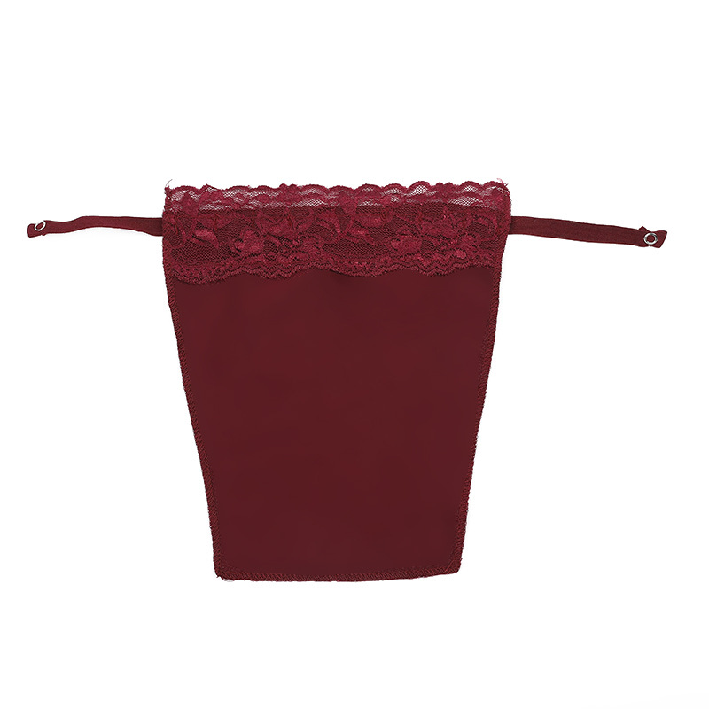 En stock anti-exposición artefacto tubo de una sola pieza de tela superior primavera y verano cuello falso fino encaje tubo sin costuras paño superior