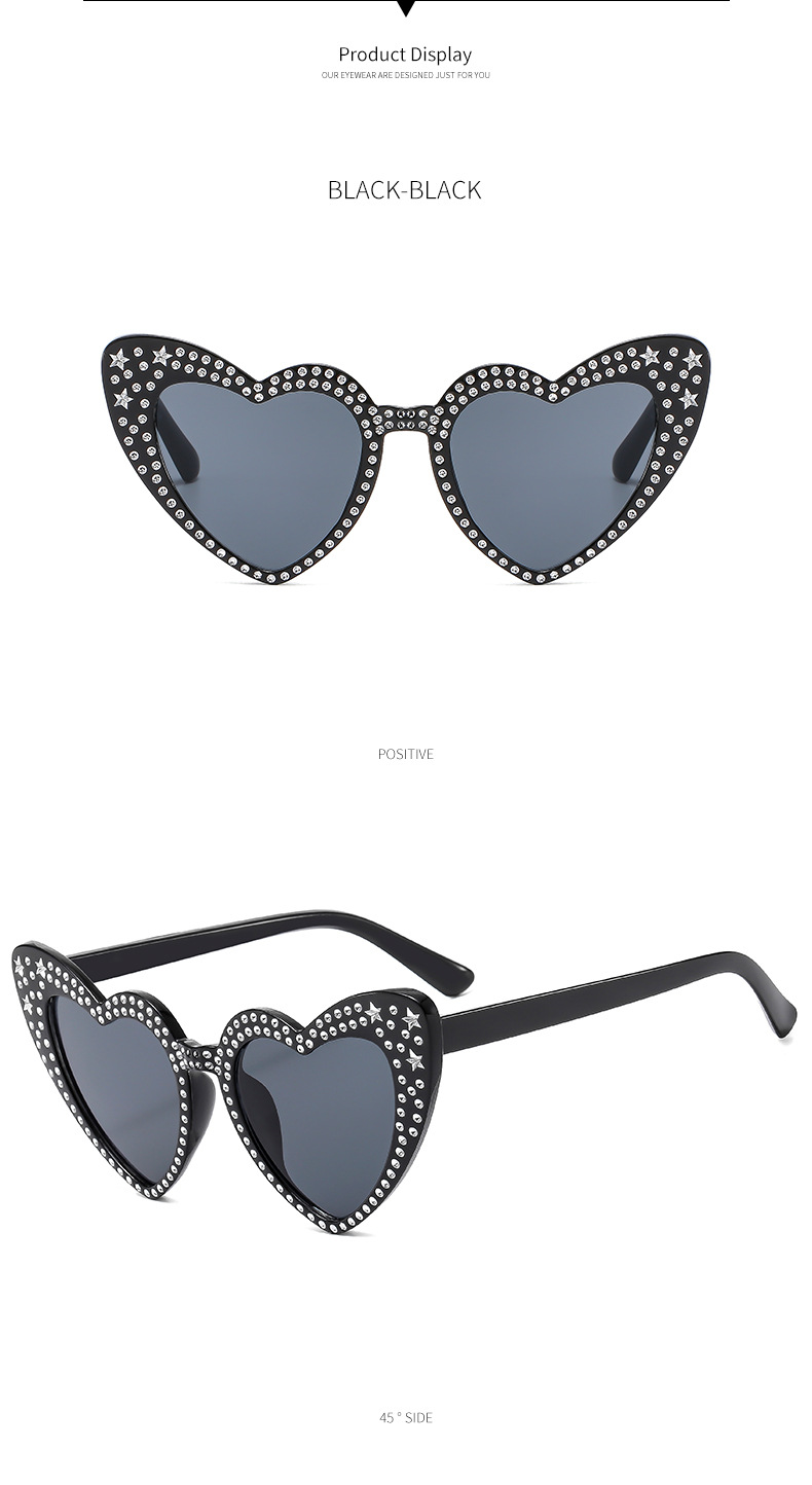 Occhiali da sole a cuore per donna eleganti con strass alla moda_voghion.com