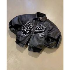 レトロ Y2k ジャケットアメリカンストリートトレンド Pu レザージャケット黒厚いルーズジッパージャケット男性用