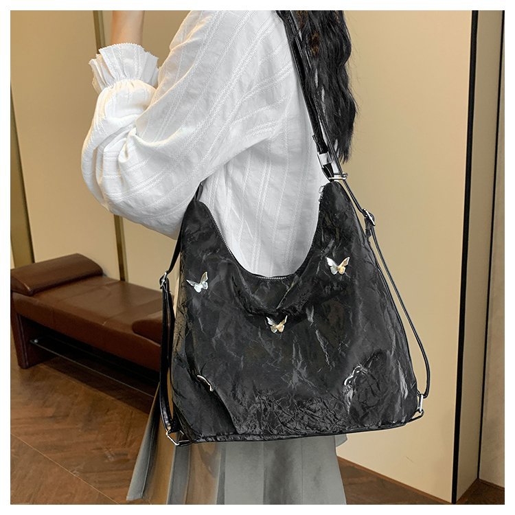 Bolsas de gran capacidad para mujeres 2024 nuevo verano de alto nivel nicho nicho viaje tote de hombro mochila de hombro