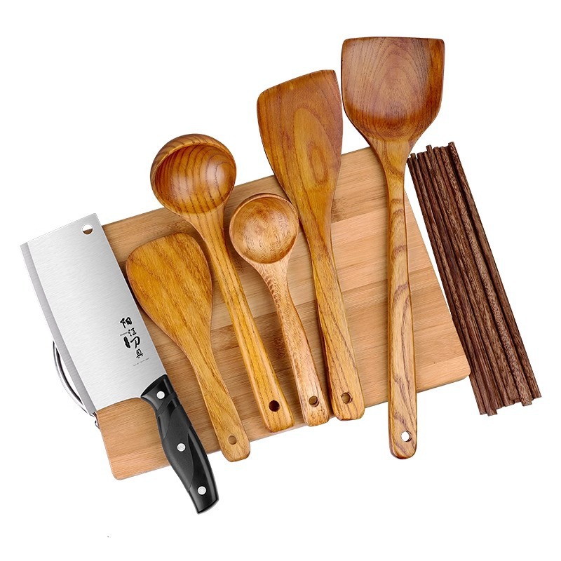 conjunto completo de cuchillos de cocina domésticos, cuchillos de cocina, utensilios de cocina, platos de cocina, cocina de arroz, cocina de cocina, conjunto de cuchillos de cocina