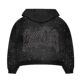 2025 New Fashion Brand Niche Design Ins Hot Rhinestone Gummy Rhinestone Men's and Women's Hooded Vintage Luxury Sweats
