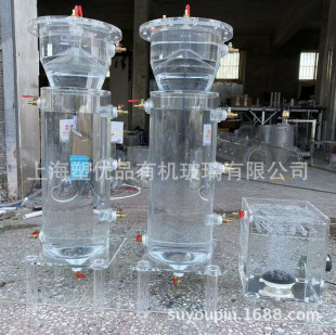 acrylic UASB anaerobic reactor transparent plexiglass UASB acrylic anaerobic reactor sewage treatment