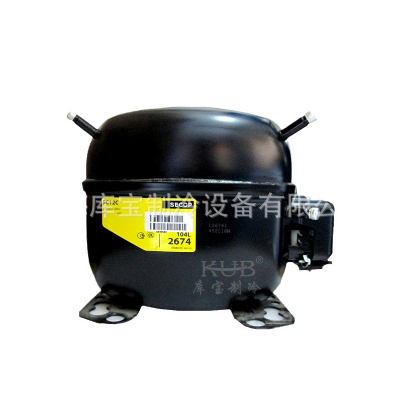 供应展示柜小型思科普压缩机 SC12C 全封闭活塞式压缩机 原丹佛斯