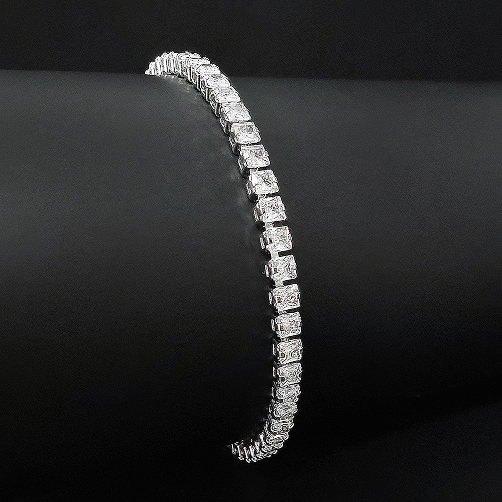 Qianshan Wanshui series fashion simple niche design single row zircon bracelet women's new trend s8251
