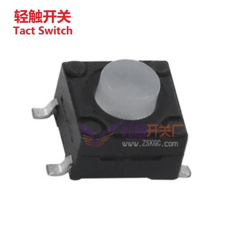 透明硅胶防水开关 硅橡胶按键防水开关 橡胶防水按键开关贴片4脚