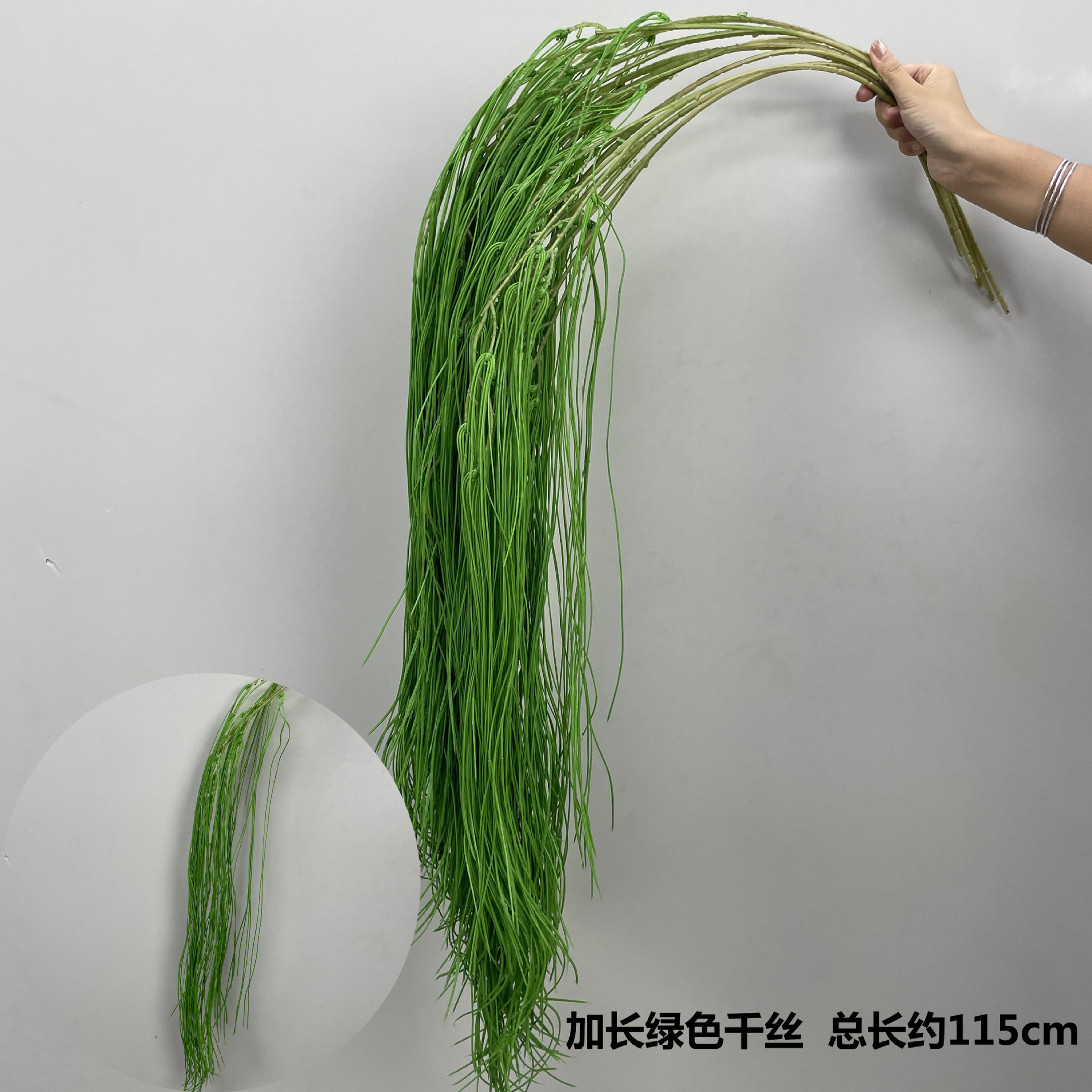 Boda planta verde Planta artificial flor arreglo de cielo estrellado eucalipto Mori flor artificial Flor de seda boda decoración de la boda material de la flor image 64