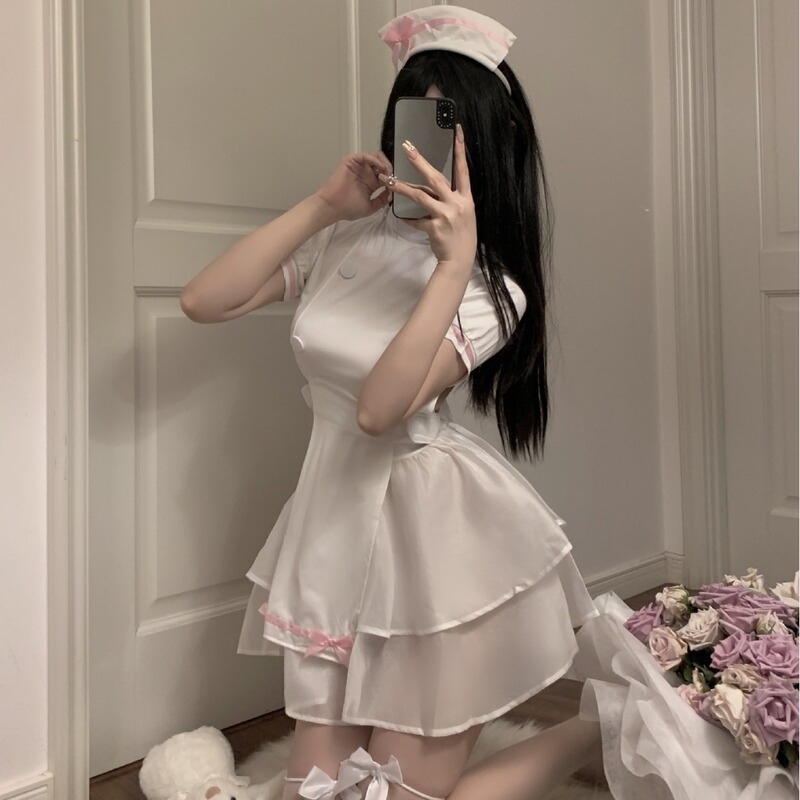 Guiyun sexy nurse uniform cos temptation role-playing non-take-off nightgown fun suit new pure sex Guiyun sexy nurse uniform cos temptation role-playing non-take-off nightgown fun suit new pure sex