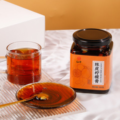 Dried Tangerine Peel Lemon Paste, Golden Orange Steamed Lemon Tea, Dried Tangerine Peel Elderly Rock Sugar Instant Boiled Children's Ointment 300g Ointment Formula 