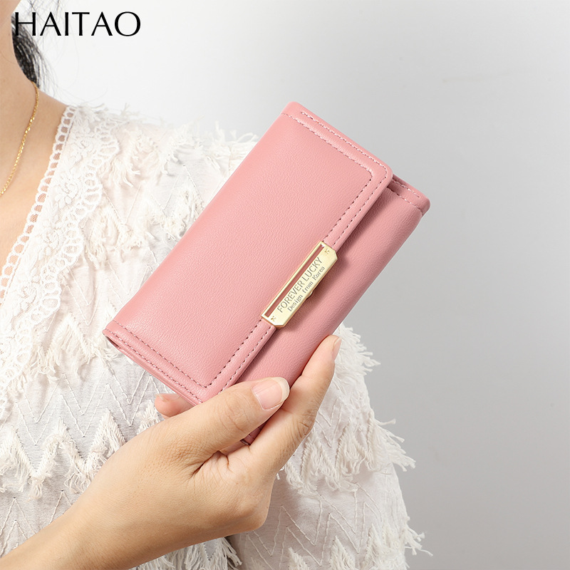 Nueva cartera de las mujeres largo 2023 verano monedero de las mujeres de alta calidad color sólido cremallera embrague al por mayor