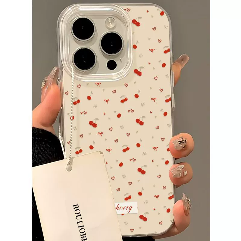 Apple, iPhone15, совместимый чехол с бантом, 16promax, защита от падения