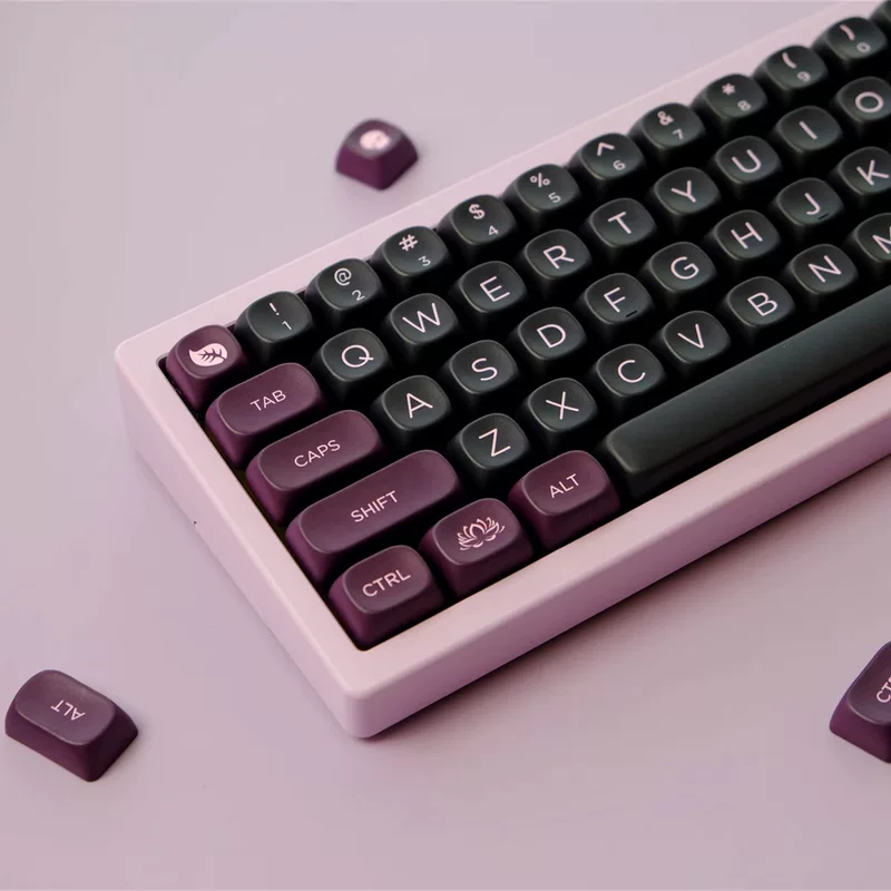 PBT пятисторонние клавиши сублимация, кастомные MOA, совместимы с полноразмерными механическими клавиатурами, пятисторонний PBT с привлекательным видом