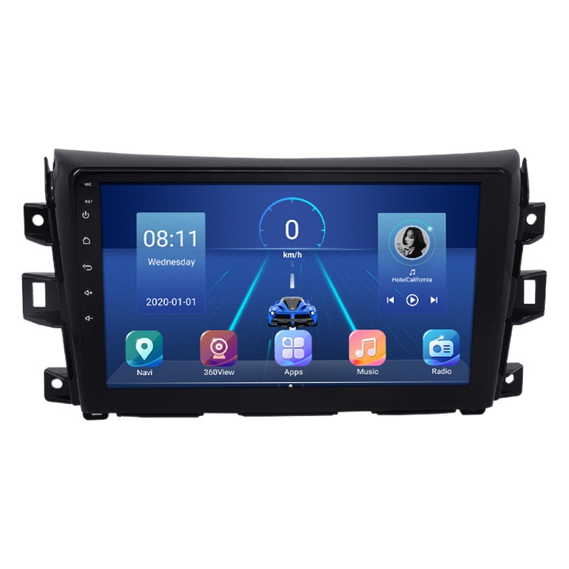 Aplicable a 17 Nissan Navara Tida Android reproductor de navegación MP5 Radio 4 + 64 incorporado Carplay