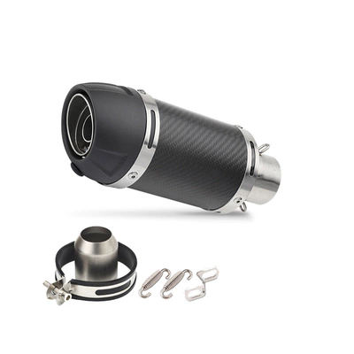 Motorcycle exhaust pipe – modified exhaust pipe - i-short-carbon-fiber