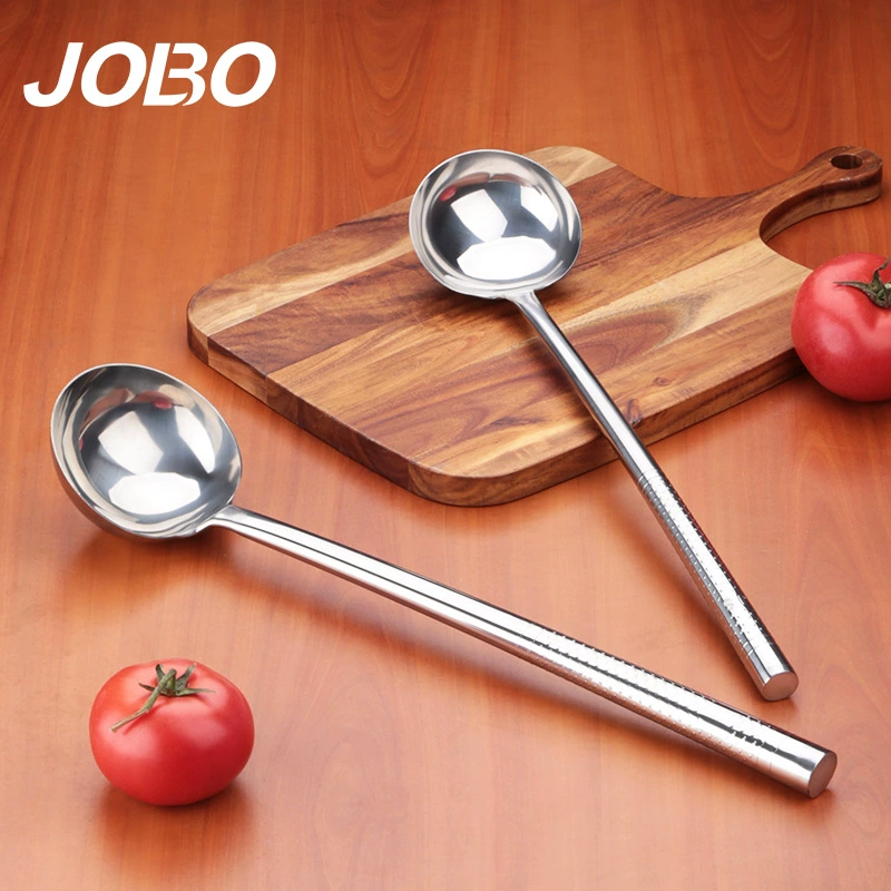 Юйбо (JOBO) нержавеющая сталь палочка-лопатка для жарки с толстым концом, 8 кухонных ложек для жарки, ложка-ложка, ручная ложка