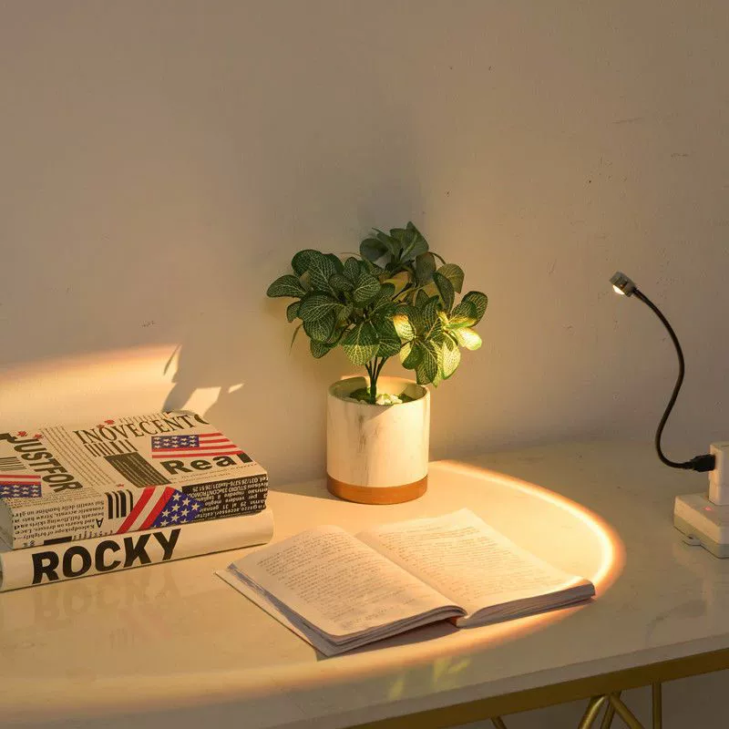 Atmospheric LED table lamp for bedroom, night light, internet celebrity